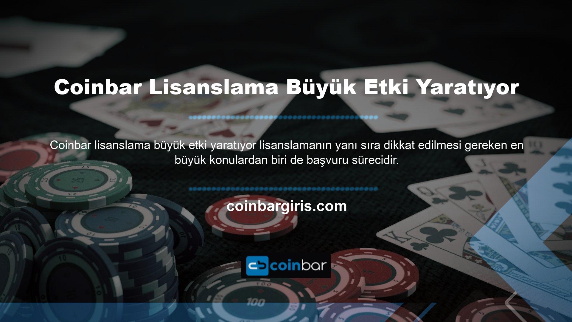 Coinbar para yatırma yöntemleri oldukça hızlı ve güvenlidir ve birçok casino oyununa katılmış olanlar bile paralarını kolayca çekebilirler