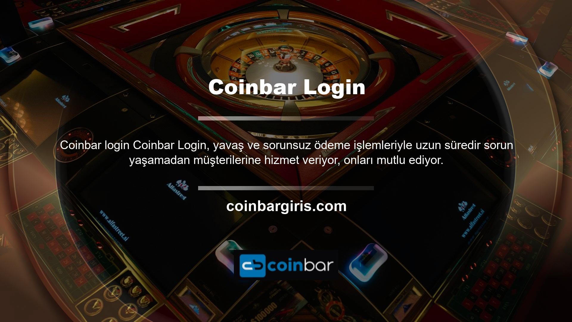 Coinbar sitesi, tüm işlemleri zahmetsizce gerçekleştirmenize olanak tanıyan güvenli bir platformdur