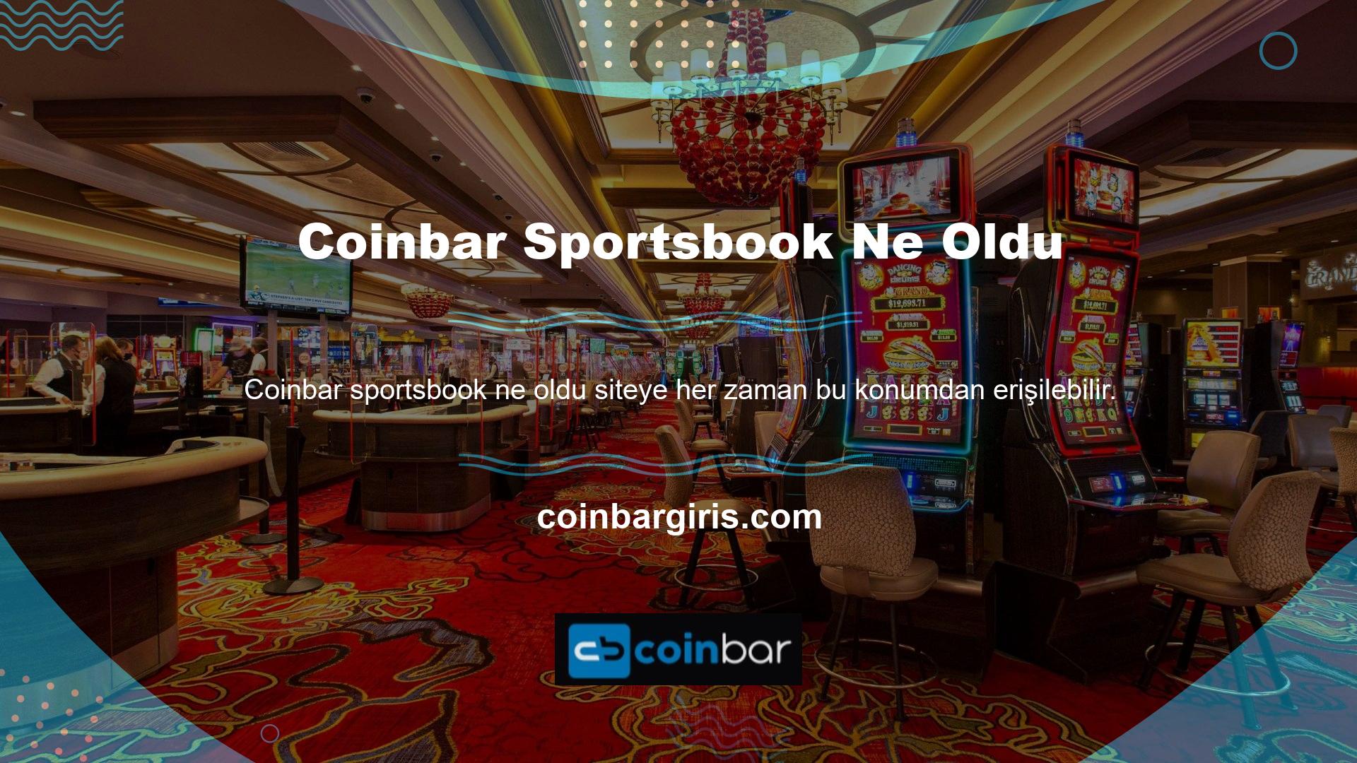 Coinbar Sportsbook, üyelerine futbol da dahil olmak üzere geniş bir spor yelpazesi sunuyor
